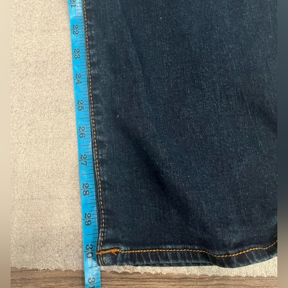 [W44Inseam30”]TrueReligion Ricky Relaxed Straight Jeans M Dark Blue Flap Pockets - Picture 6 of 9